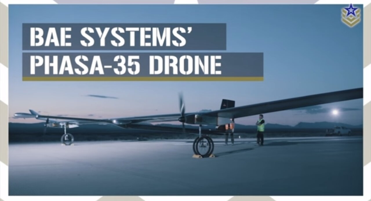 BAE SYSTEMS' PHASA-35 DRONE, SATELLITE IN DISGUISE