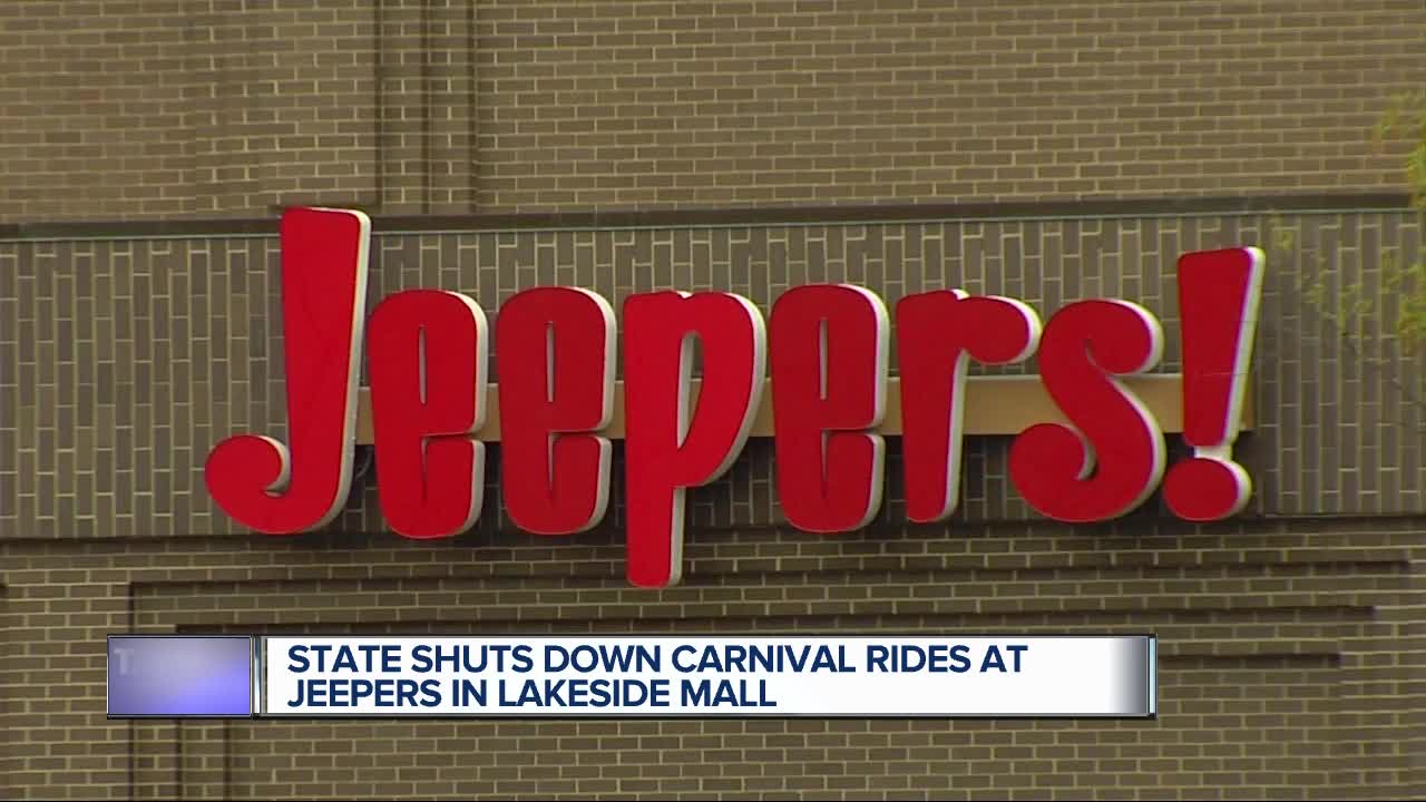 State orders Jeepers at Lakeside Mall to immediately stop operating unsafe carnival rides