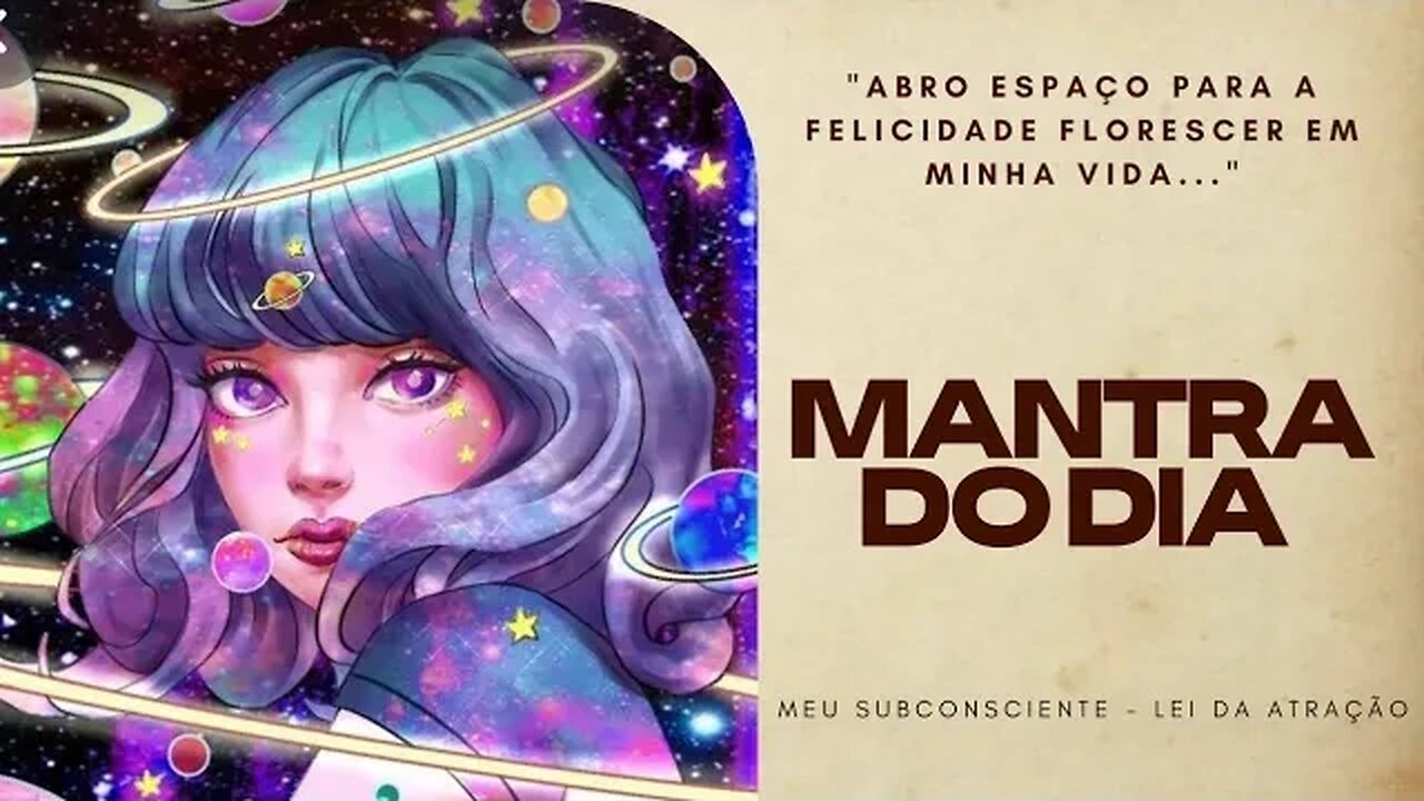 MANTRA DO DIA | Abro espaço para a felicidade florescer em minha vida #mantra #mantradodia