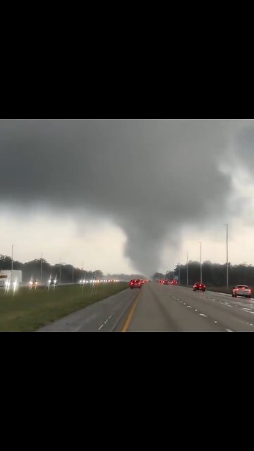 Tornado Touches Down Near Port St Lucie, Florida