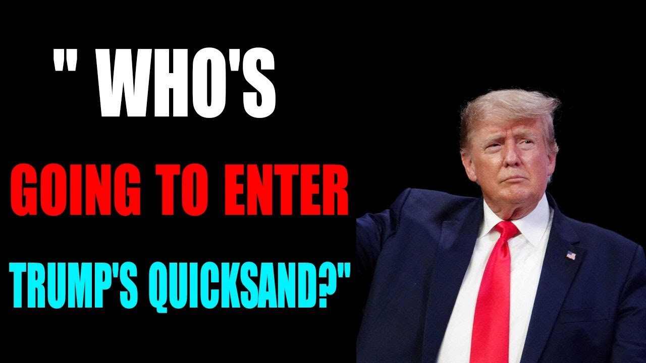 𝐒𝐏𝐎𝐓𝐋𝐈𝐆𝐇𝐓 𝐓𝐎𝐃𝐀𝐘: 𝐖𝐇𝐎'𝐒 𝐆𝐎𝐈𝐍𝐆 𝐓𝐎 𝐄𝐍𝐓𝐄𝐑 𝐓𝐑𝐔𝐌𝐏'𝐒 𝐐𝐔𝐈𝐂𝐊𝐒𝐀𝐍𝐃