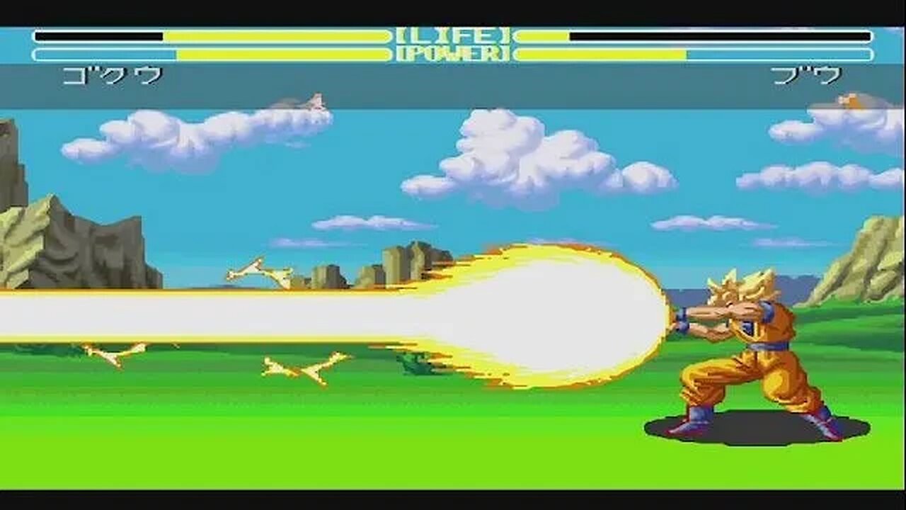 Dragon Ball Z - Super Butouden 3 - SNES Jogando com Personagens do Menu