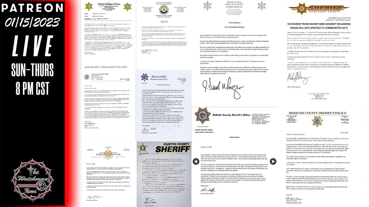 The Watchman News - HB 5471 Protect Illinois Communities Act - Why The Sheriff Responses Dont Matter