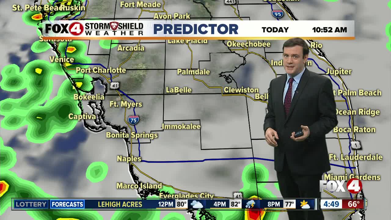 Forecast: Fewer showers and storms, but still morning and afternoon rain for your Tuesday