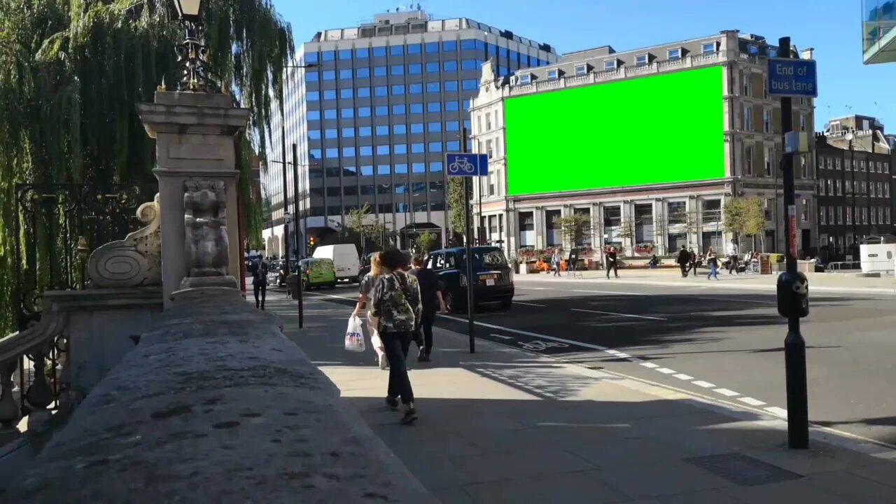 Free Stock Footage 4k Videos No Copyright Videos City Green Screen LED,09,City,Led,Green,4K