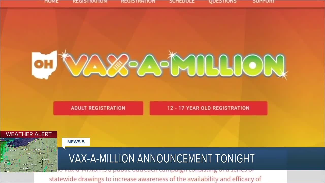 How to watch the Vax-a-Million $1 million drawing live Wednesday night