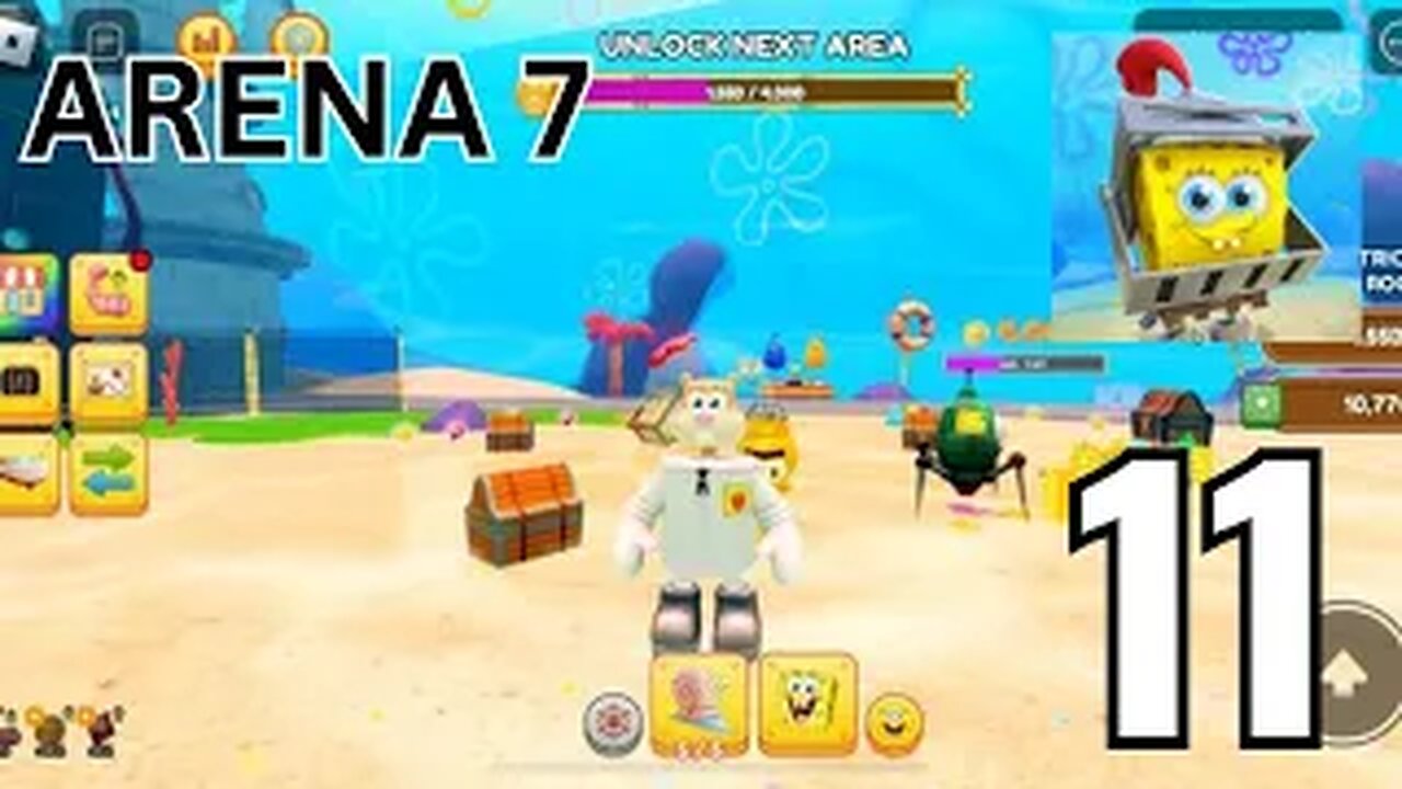 SpongeBob Simulator-ROBLOX-Gameplay Walkthrough Part 11-ARENA 7 (IOS,ANDORID,PC)