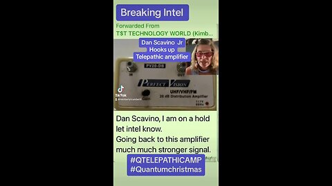 Dan Scavino hooks up Telepathic Amplifier