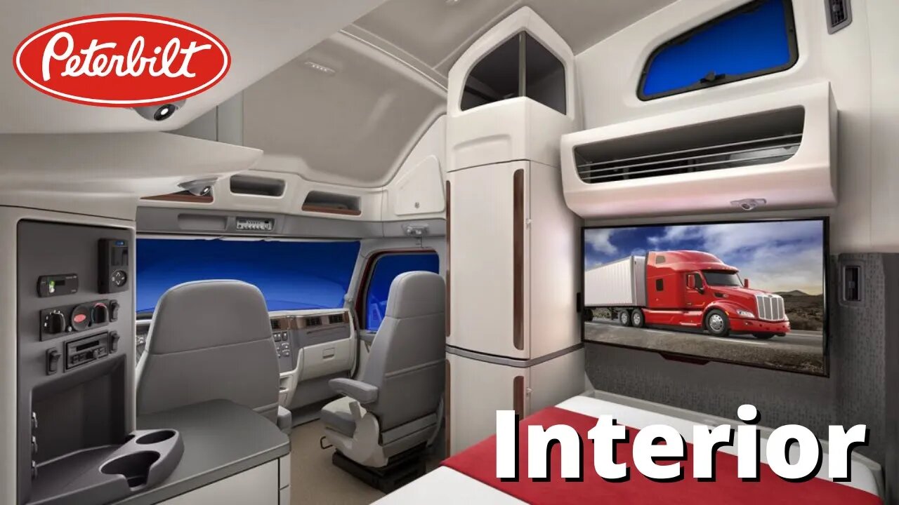 The New Peterbilt 579 INTERIOR - The Most Luxurious Bedroom on Wheels