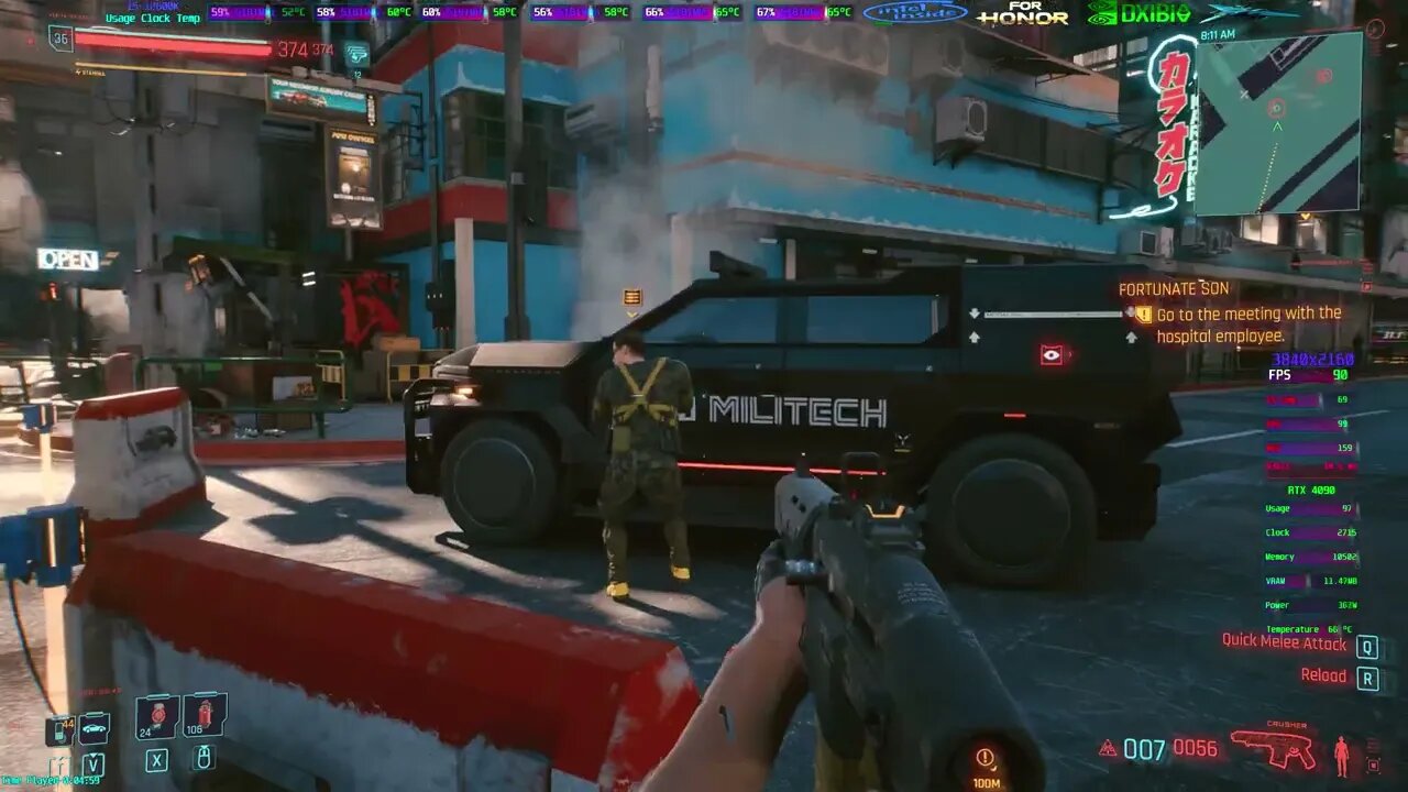 Cyberpunk 2077 RTX 4090 4K HDR PC Gameplay rt max