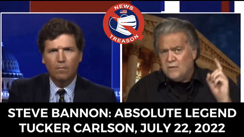 Bannon Appears on Tucker: “If I Go to Jail, I Go To Jail…I Will NEVER Back Off 7/22