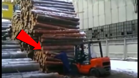 INSANE FORKLIFT FAIL COMPILATION #1