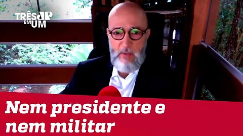 #JosiasDeSouza: Bolsonaro passa a impressão de que não nasceu para ser presidente e nem militar