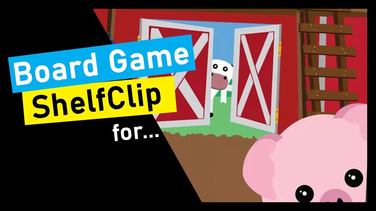 🌱ShelfClips: Barnyard (Short Board Game Preview)