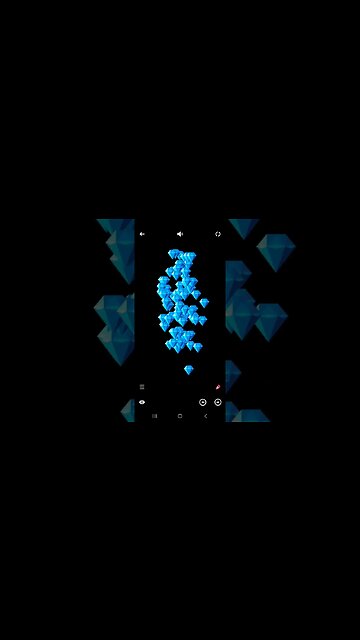 Tangle app on Android: Twirling chaos emeralds