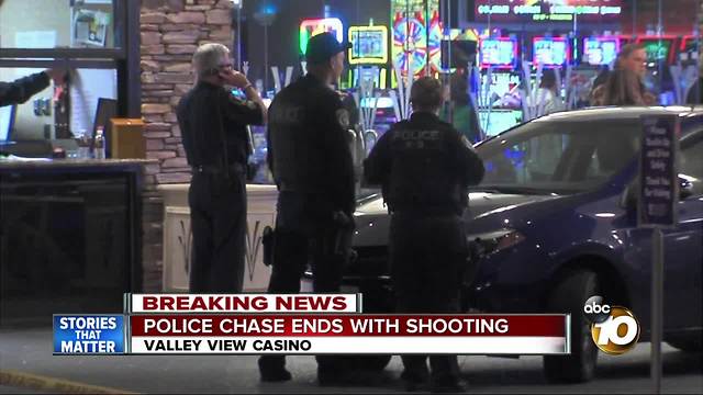 Officer-involved shooting at Valley View Casino