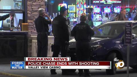 Officer-involved shooting at Valley View Casino