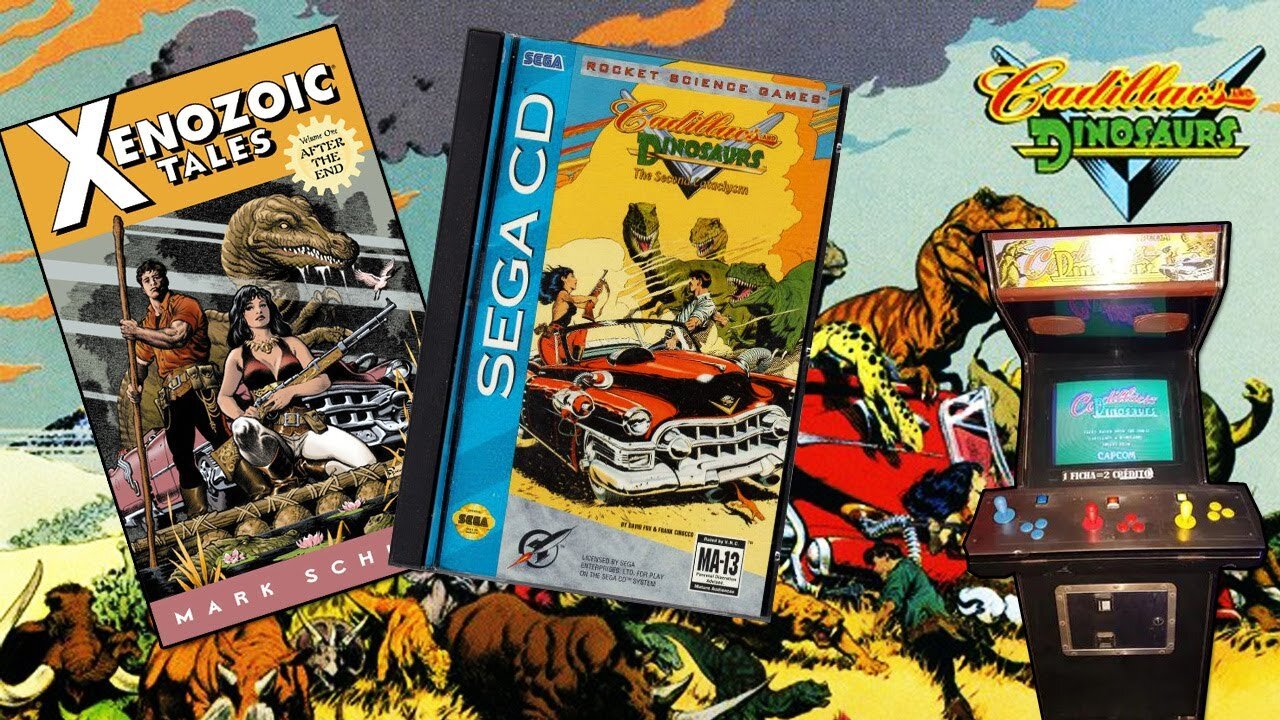 CADILLACS AND DINOSAURS- DESENHO, HQ, GAME CONTROVERSO E SUCESSO NO FLIPERAMA!