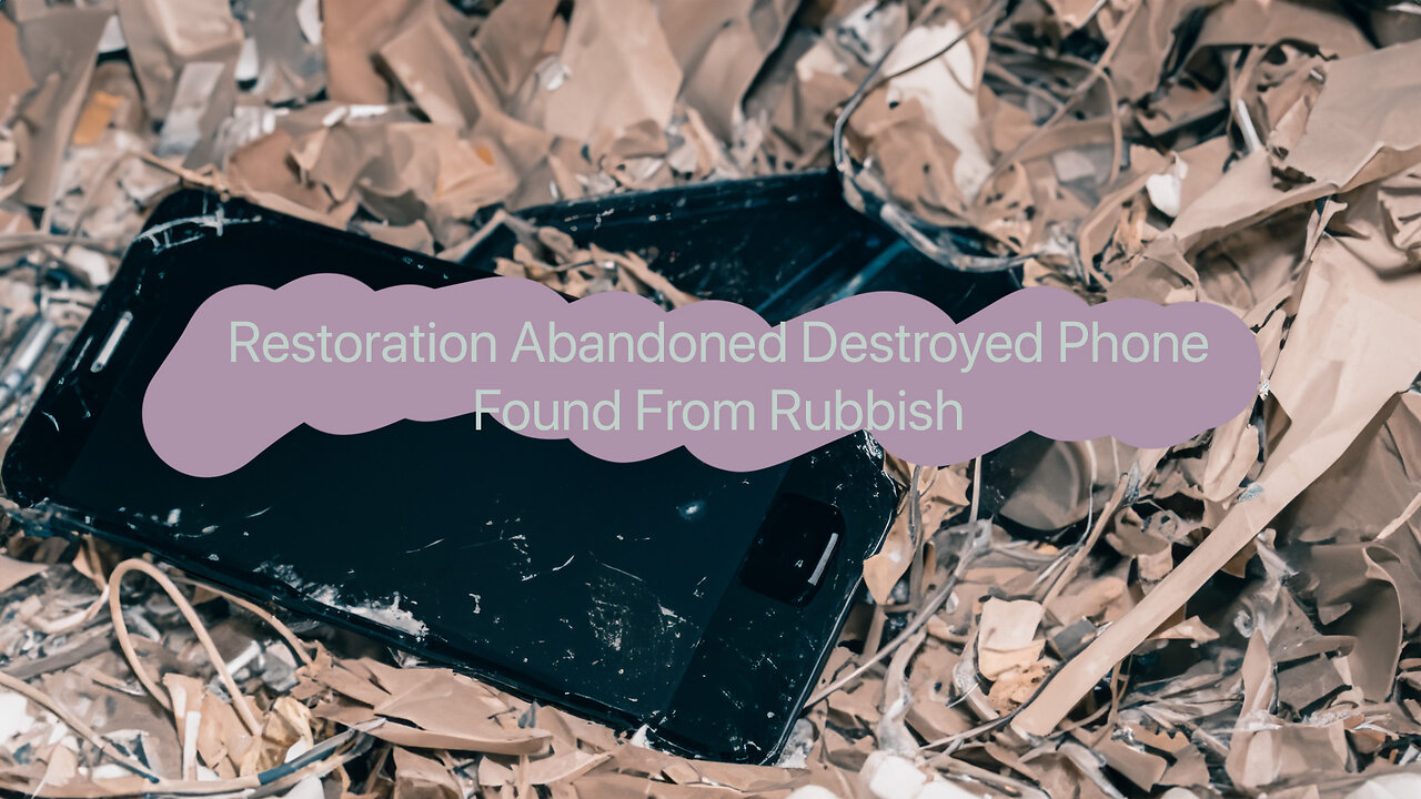 Restoration Abandoned Destroyed Phone Found From Rubbish