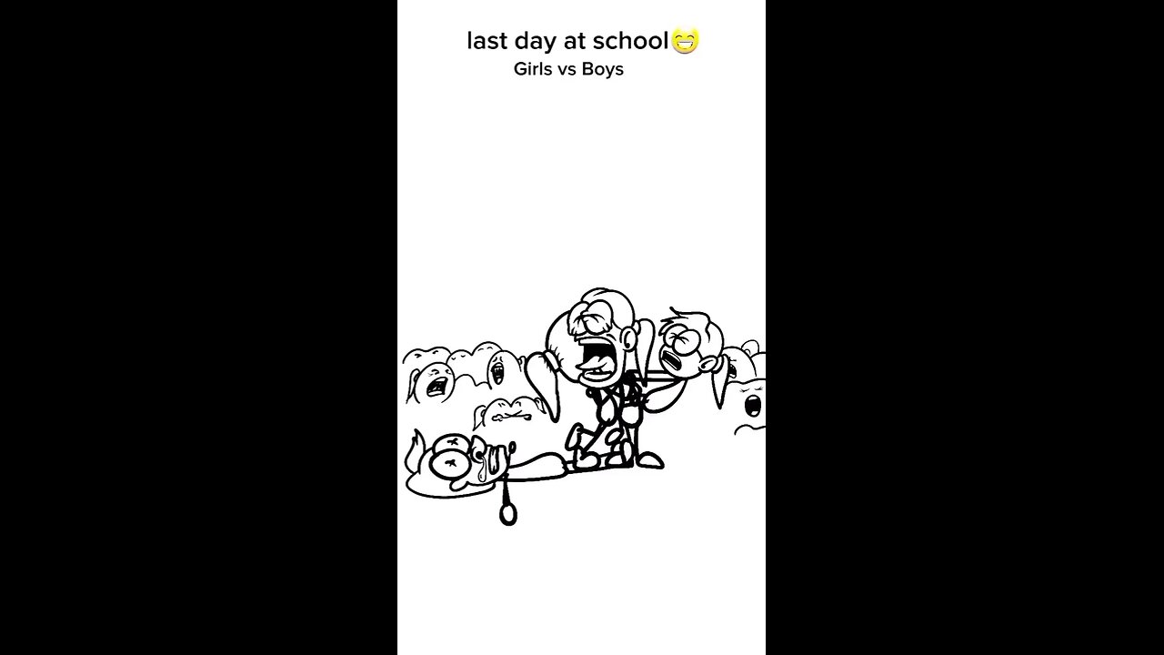 Last day at school Girls vs boys