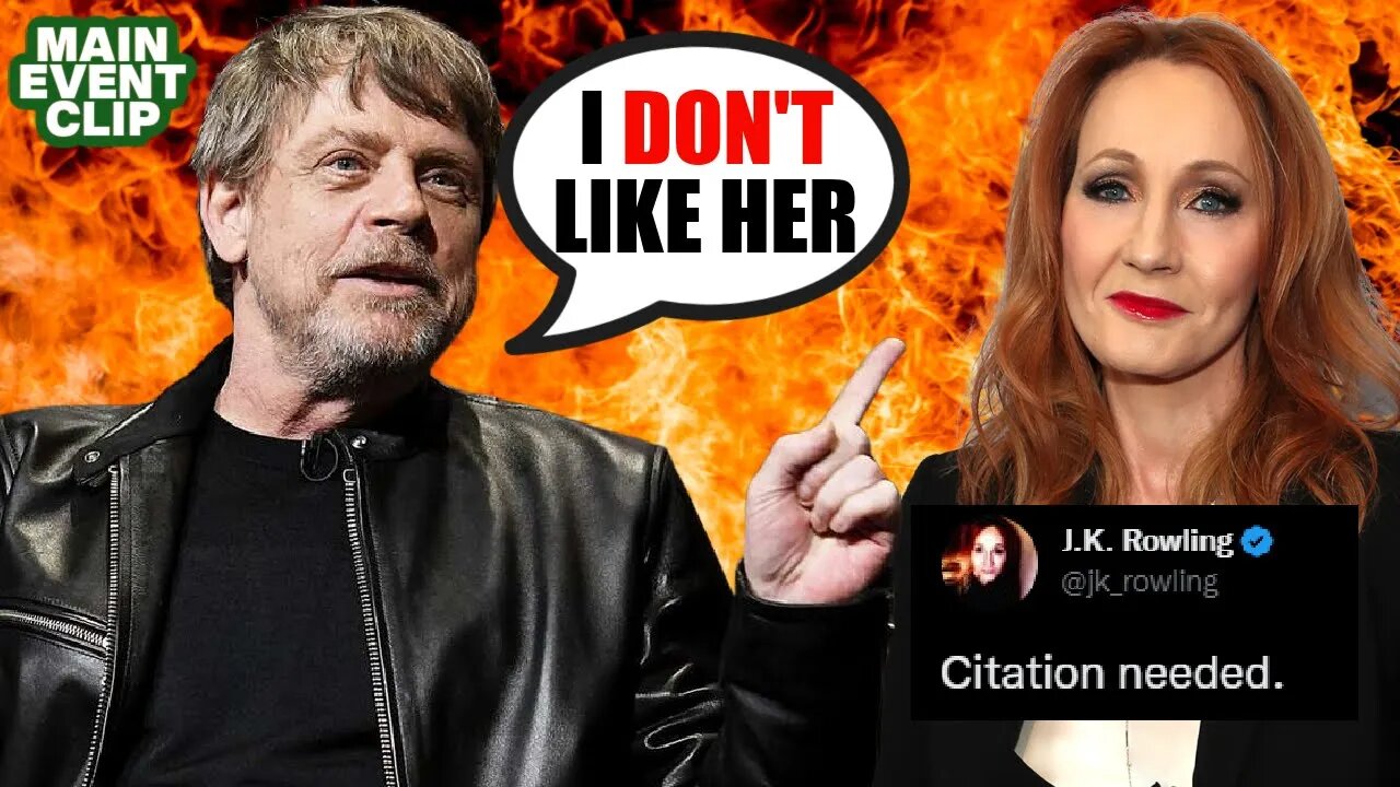 Mark Hamill CAVES To WOKE Mob For Liking A JK Rowling Tweet