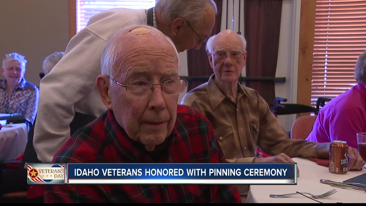 Veterans honored in Meridian with pinning ceremony and surprise performance