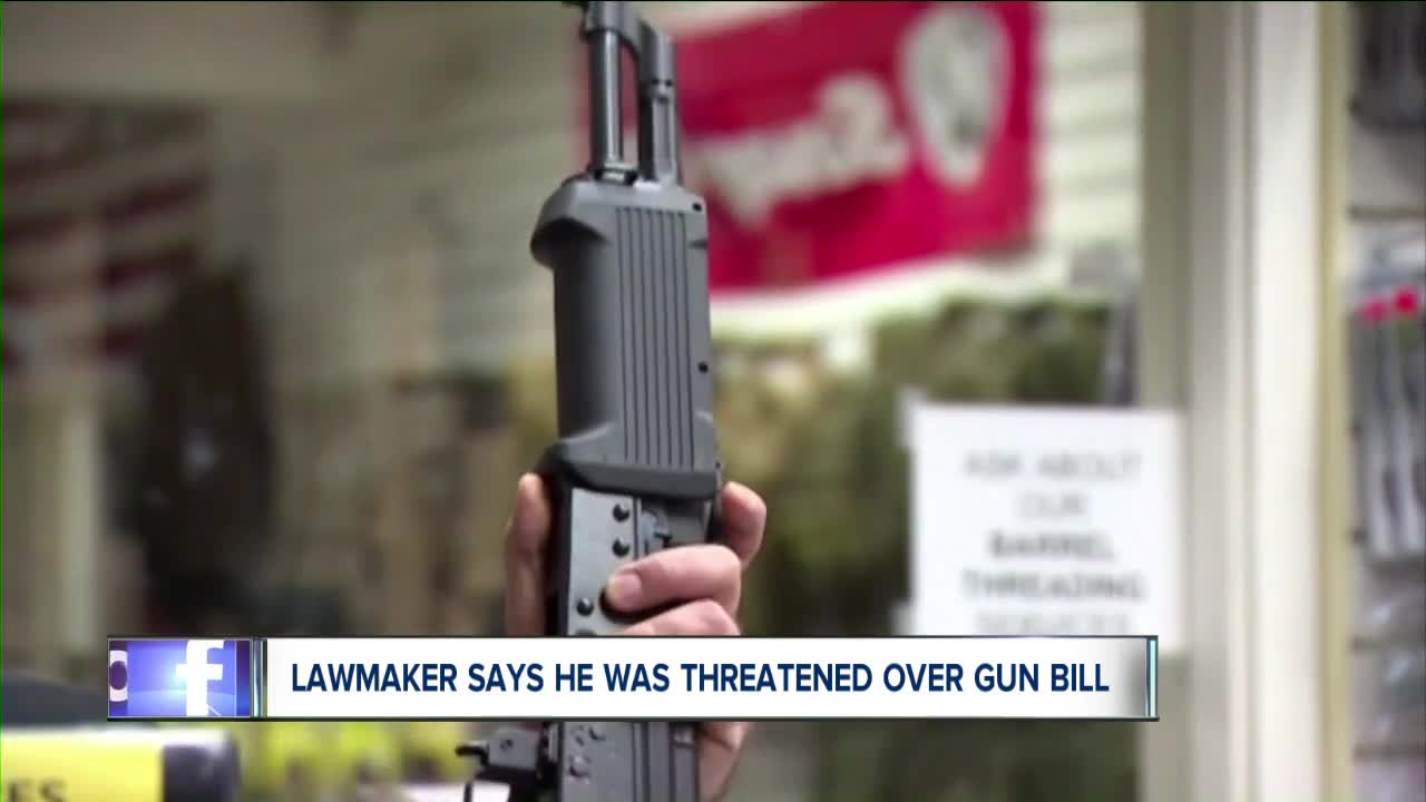 State Rep. says he was threatened after proposing gun legislation