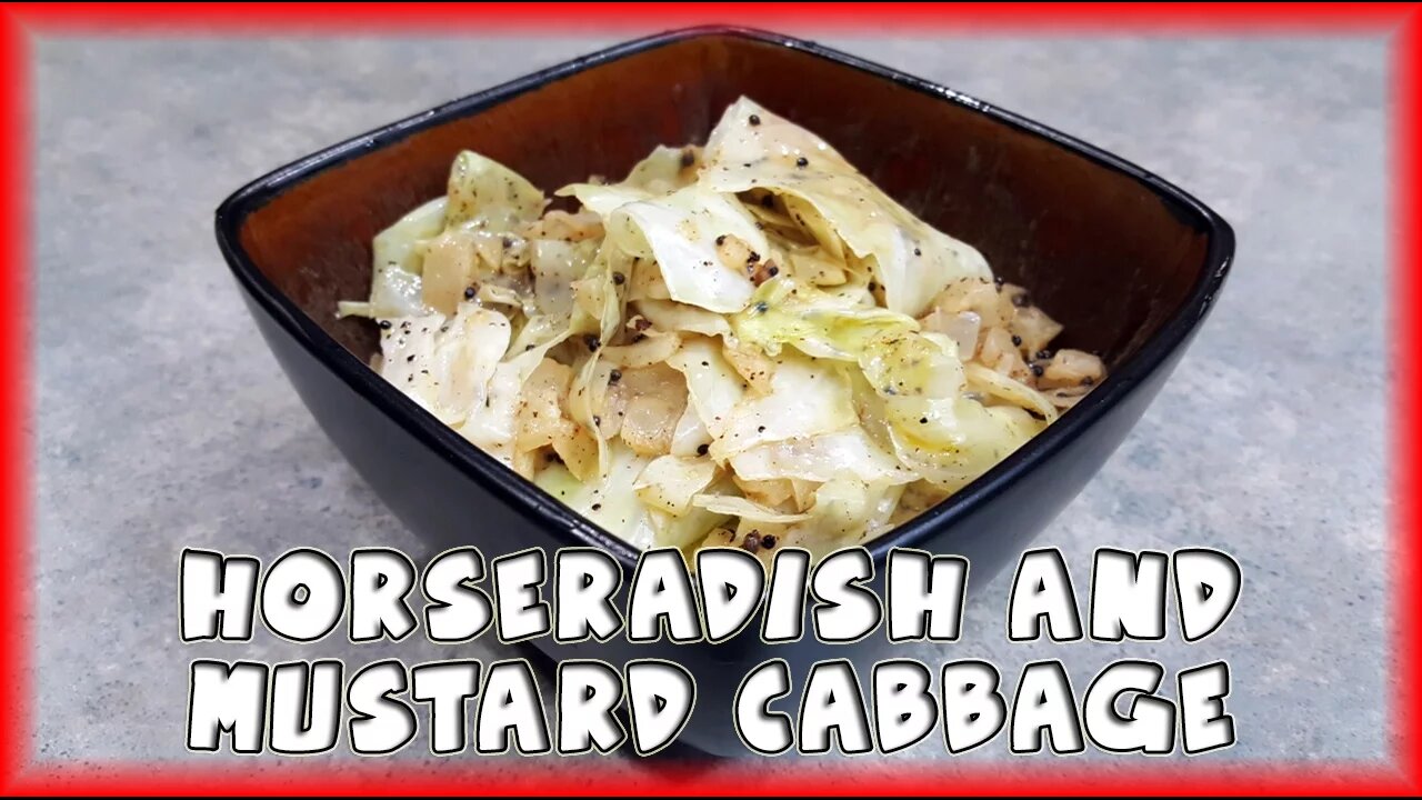 Horseradish and Mustard Cabbage - RawSpiceBar