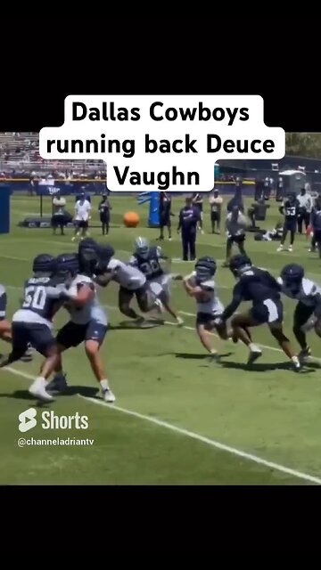 Dallas Cowboys running back Deuce Vaughn #footballshorts #shorts #dallascowboys #football #sports
