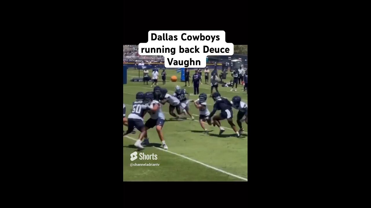 Dallas Cowboys running back Deuce Vaughn #footballshorts #shorts #dallascowboys #football #sports