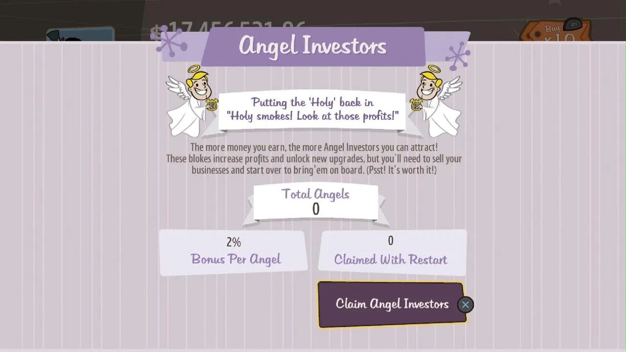 AdVenture Capitalist Part 2 Still No Angels
