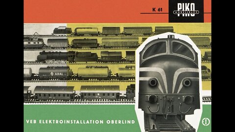 Der Piko Modellbahn - Katalog von 1961