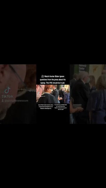 🎥 Watch Hunter Biden ignore questions from the press about his laptop https://Rumble.com/GoRightNews
