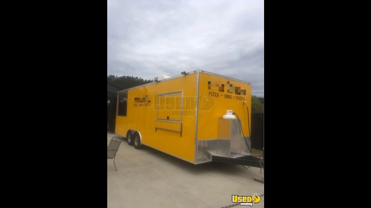 2020 Pizza Concession Trailer with Porch | Clean Pizzeria on Wheels for Sale in Michigan