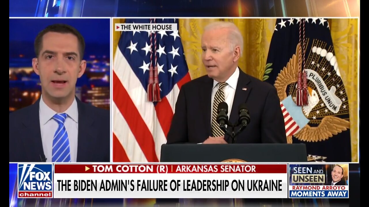 Cotton: Biden needs to stop engaging in half-measures | Fox News Shows 3/16/22