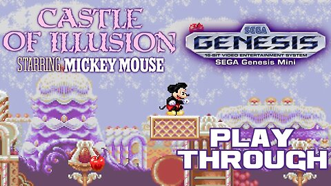 Castle of Illusion Starring Mickey Mouse - Sega Genesis Mini Playthrough 😎Benjamillion