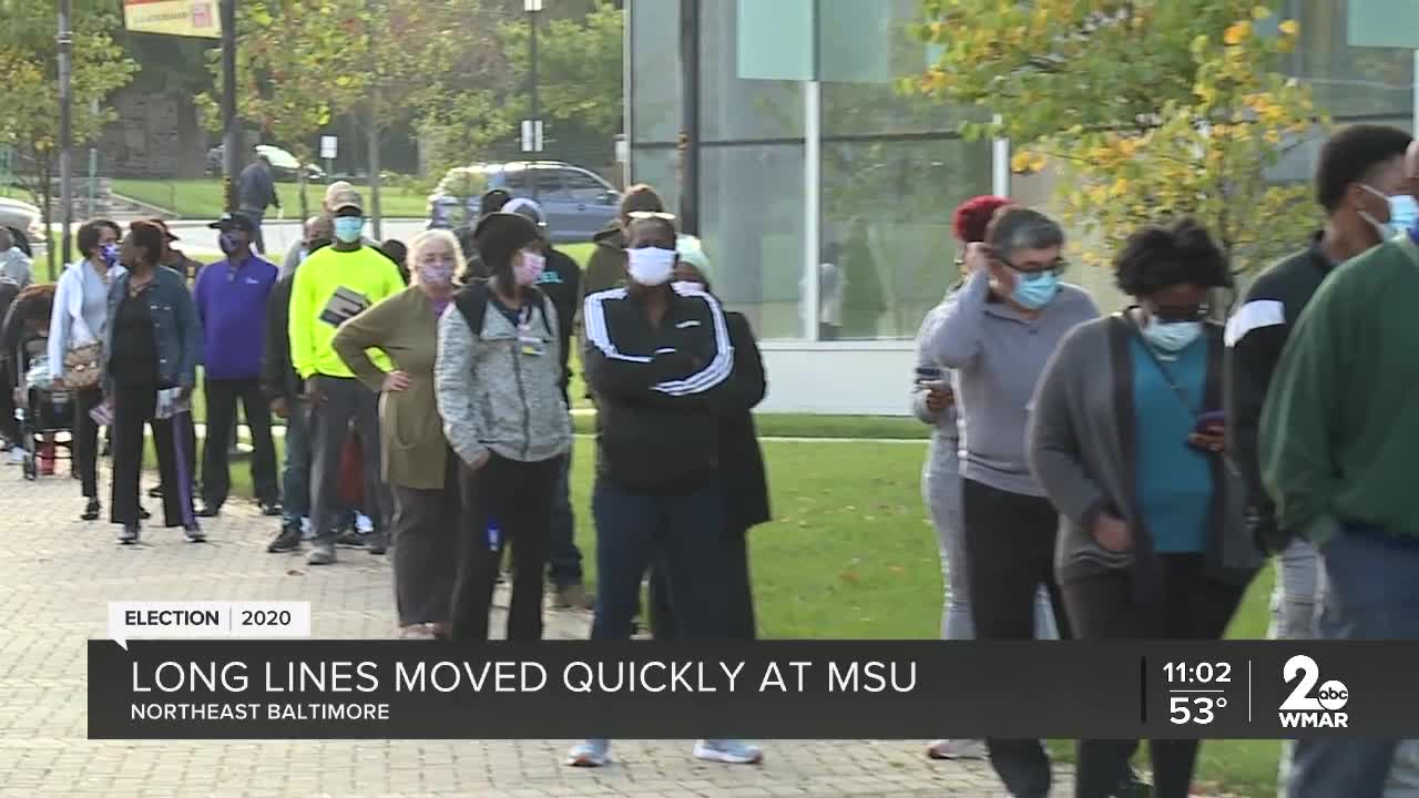 Morgan State sees big turnout for early voting