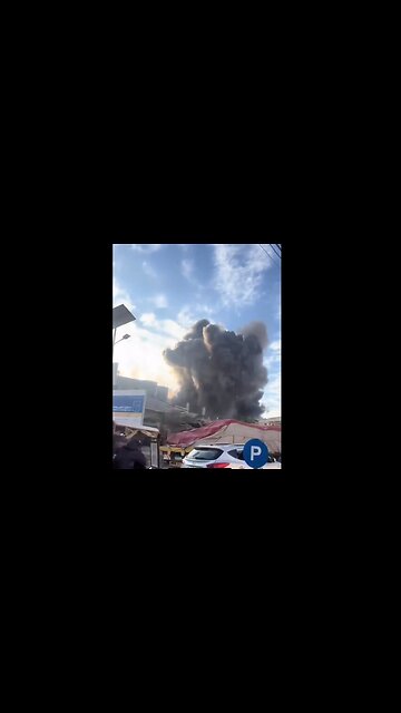 Israel Blows Up a Mosque As Aid Trucks Pass By It in Gaza