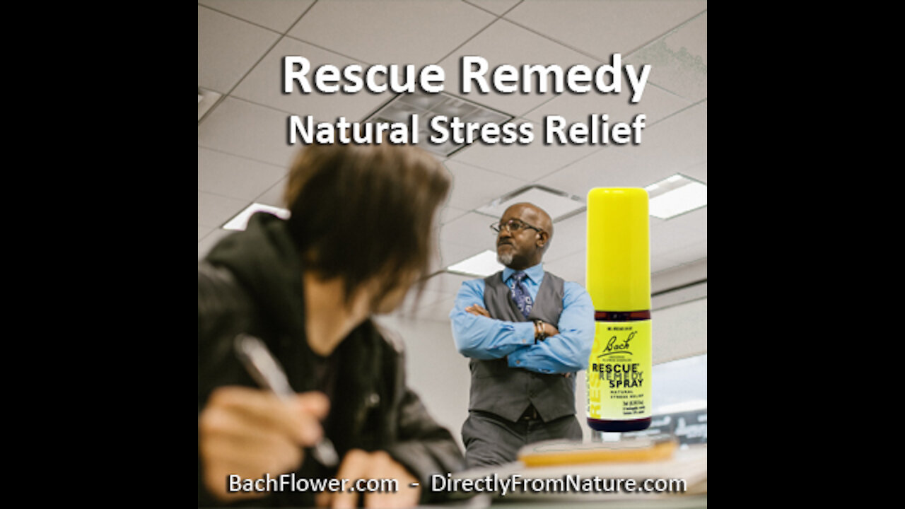 Rescue Remedy - Natural Stress Relief - Take it with Exams and other Stressful Situations