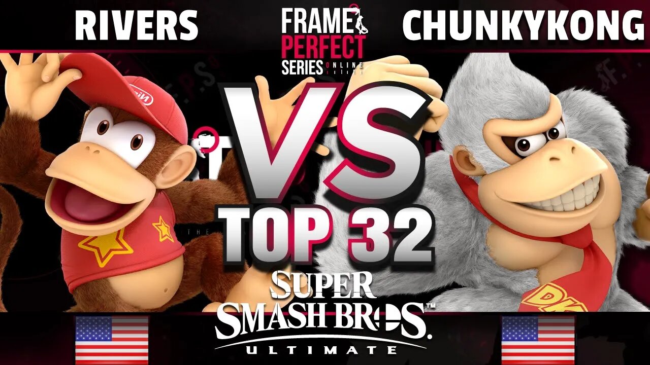 FPS3 Online - Rivers (Diddy Kong) vs EDM | Chunkykong (Donkey Kong) - Ultimate Top 8 Qualifier