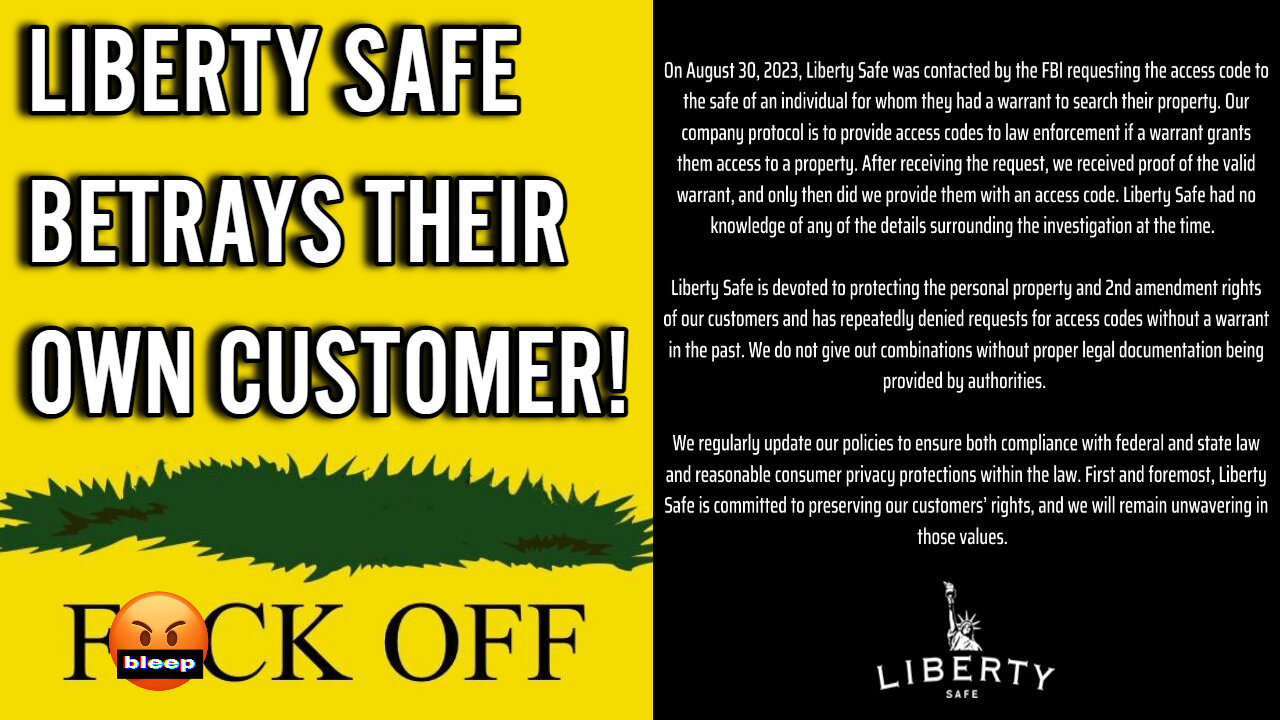 Liberty Safe THROWS a customer to the wolves and gets DESTROYED on Twitter!!