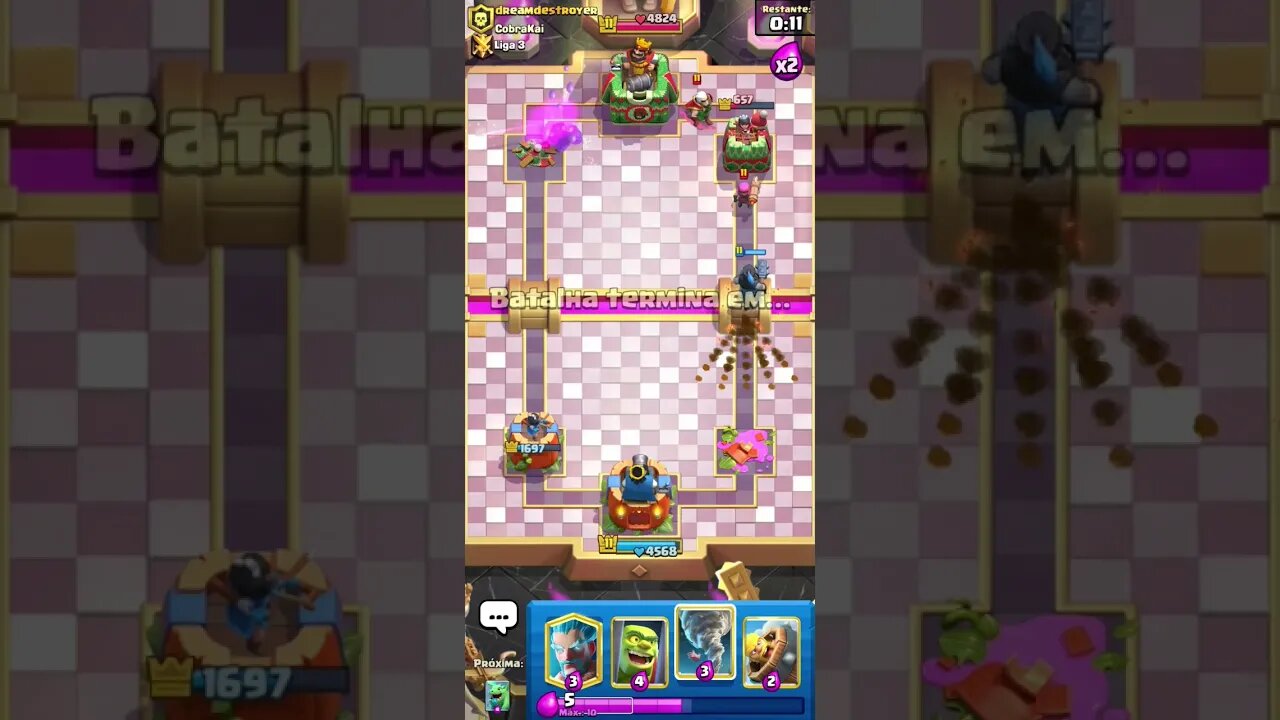 CLASH ROYALE SHORTS #100 - SÓ TEM PARTIDA TOP