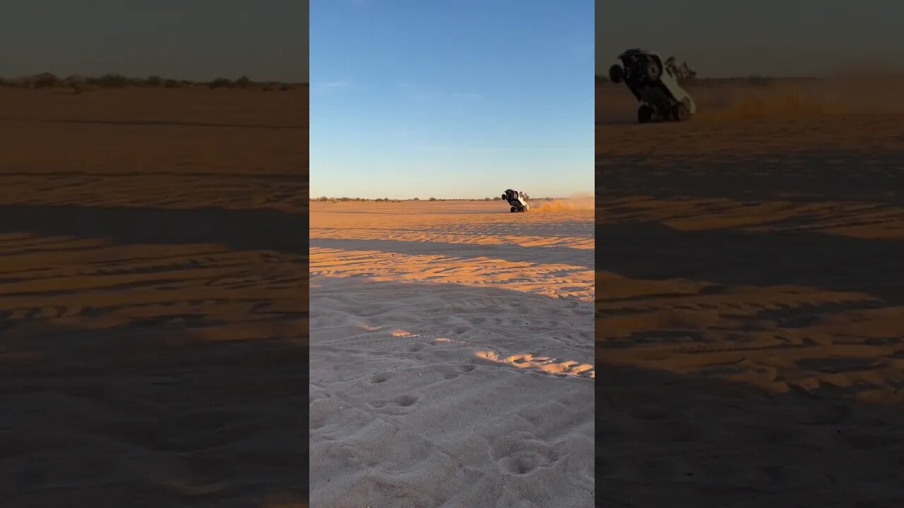 Glamis Sand Drags Wheelie the Entire Strip!