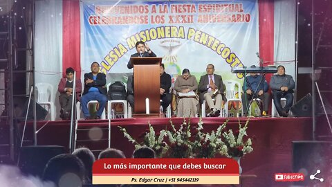 LO MAS IMPORTANTE QUE DEBES BUSCAR - EDGAR CRUZ MINISTRIES