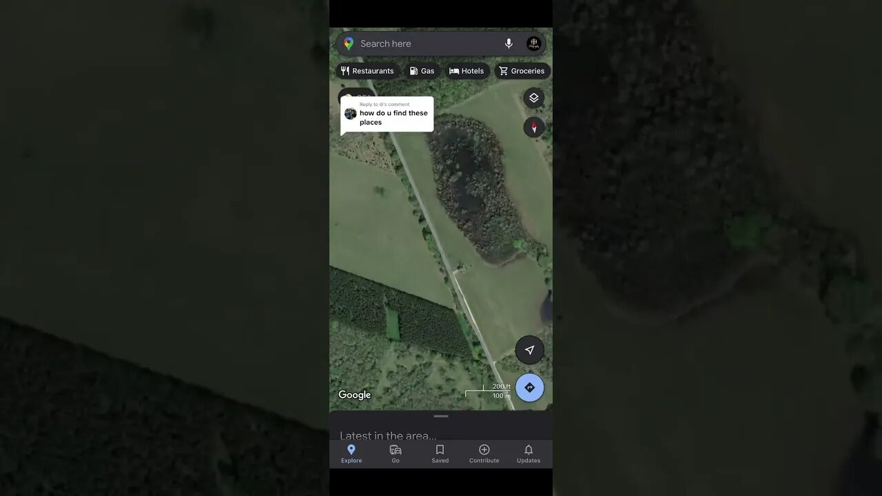 How to find abandoned places on google maps