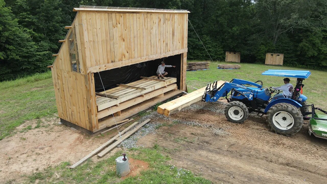 #17 SOLAR KILN setup explained (will it become a greenhouse?)