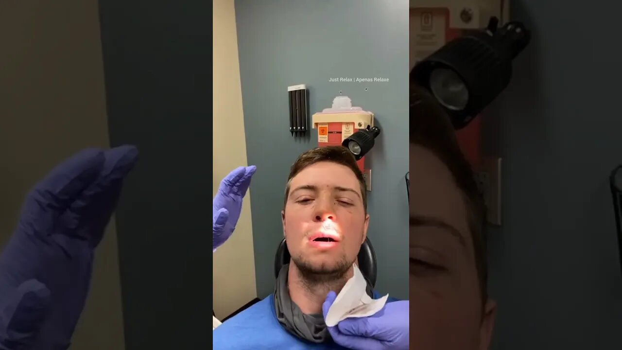 Remoção do Splint Nasal Vídeos Satisfatórios - Just Relax | Apenas Relaxe