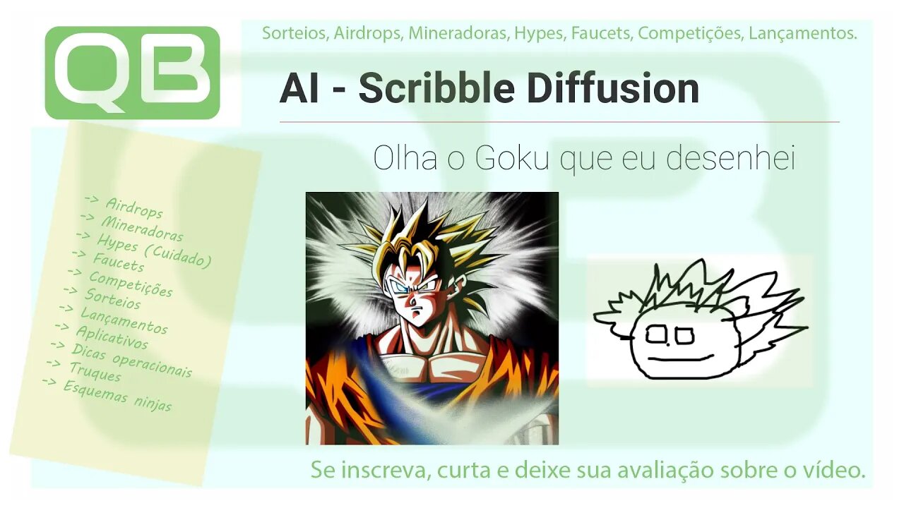 AI ou IA - Scribble Diffusion - Desenho o que quiser de forma profissional