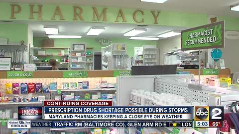 How hurricanes can affect your prescription medicine