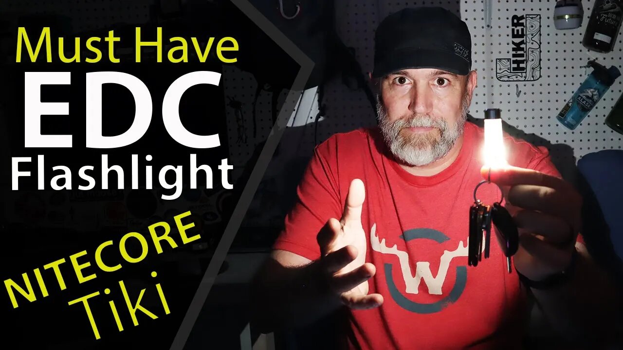 Best EDC Keychain Flashlight NITECORE Tiki GITD